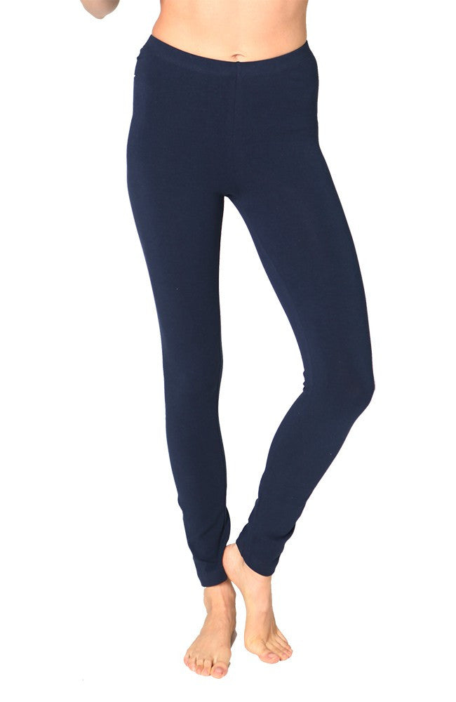 Ladies Combed Spandex Jersey Leggings