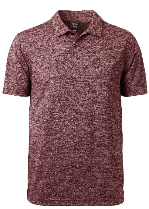 Men's Honeycomb Jacquard Polo Shirt