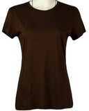 Ladies' Bamboo Crew Neck T-Shirt - AKWA - Graphic Comfort
 - 2