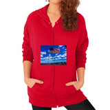Women's Zip Hoodie - Graphic Comfort
 - 7
