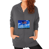 Women's Zip Hoodie - Graphic Comfort
 - 2