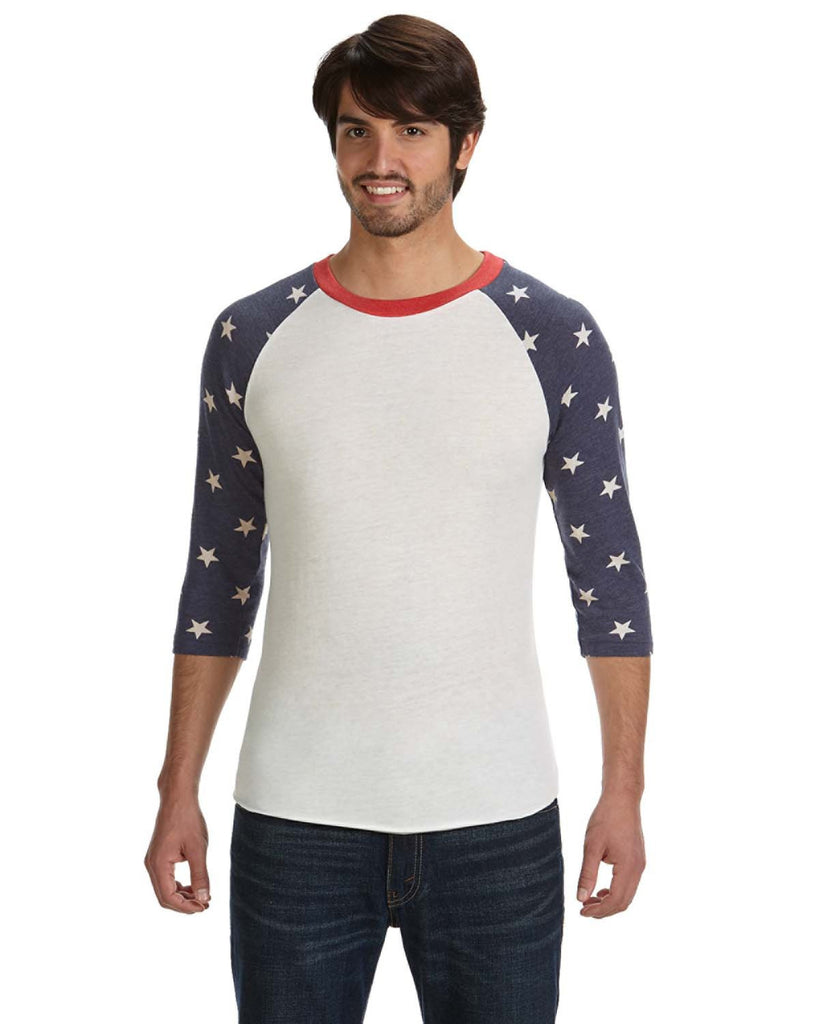 Patriotic Men's Baseball T-Shirt - Alternative