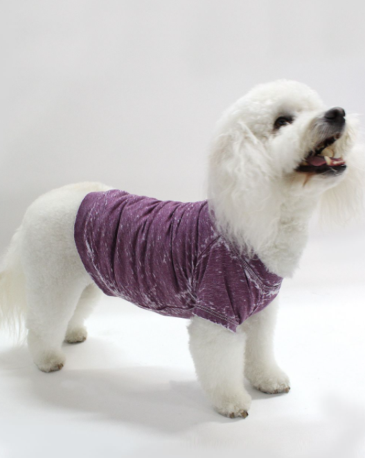 Doggy Tee-Plum-Medium