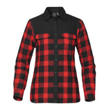 BLACK/ RED PLAID