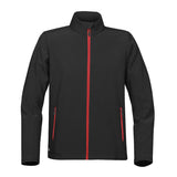 BLACK/ BRIGHT RED