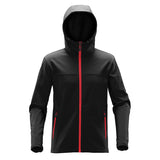 BLACK/ BRIGHT RED