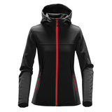 BLACK/ BRIGHT RED