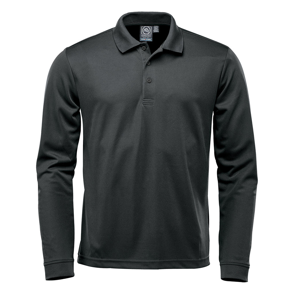 Men's Eclipse H2X-DRY Long Sleeve Polo - PGL-1