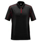 BLACK/ BRIGHT RED