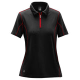 BLACK/ BRIGHT RED