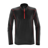 BLACK/ BRIGHT RED